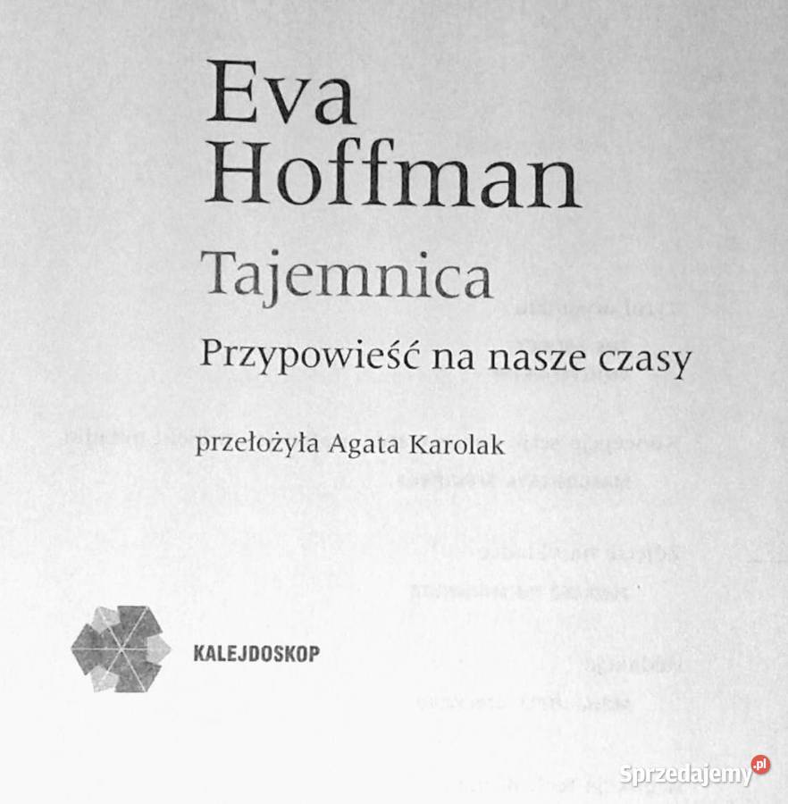 Tajemnica Eva Hoffman Pozostałe Chełm