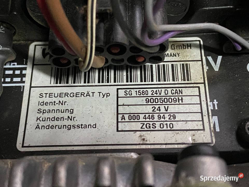 Sterownik Webasto AirTop 3500ST SG1580 24V Maszewo