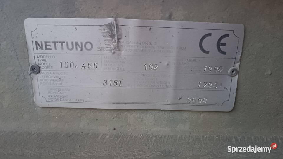 Deszczownia NETTUNO 450100 Rolnictwo Helenowo