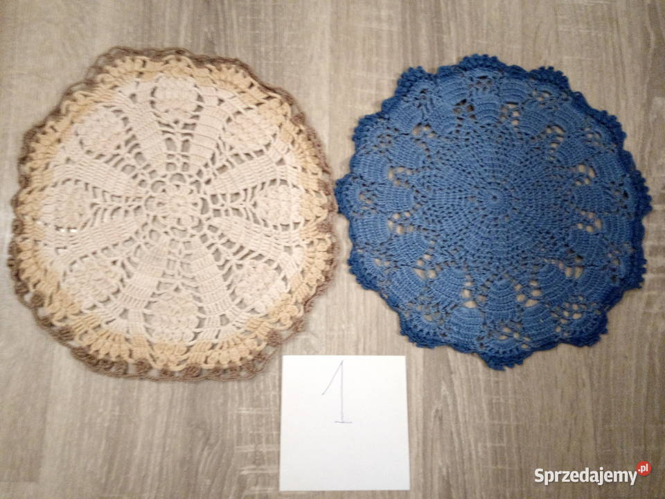 Serwetki Serwety Podkładki na Stół Szydełkowe Lublin
