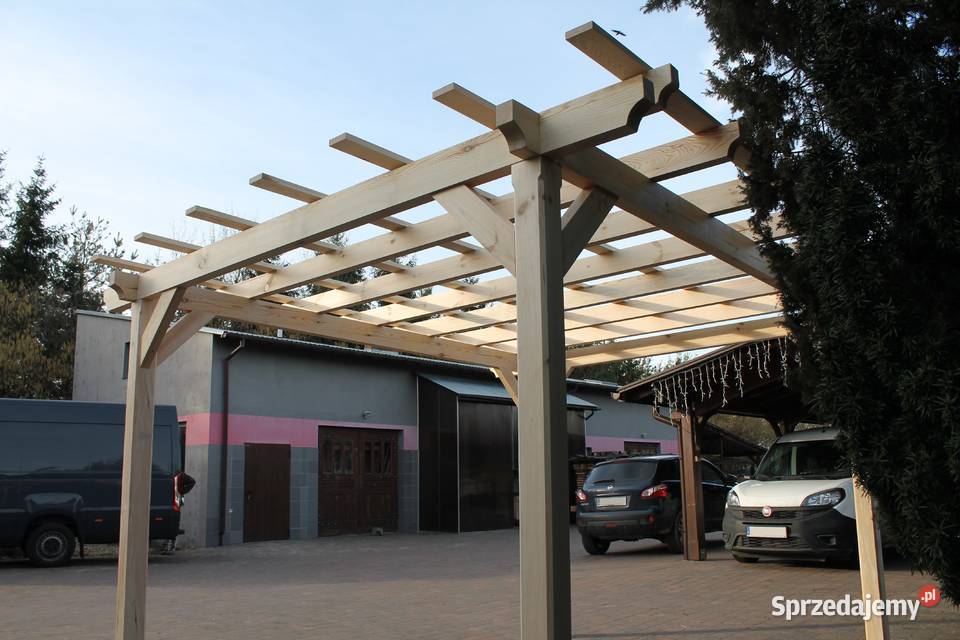Pergola 330 x 360 Wiata Altana Zadaszenie drewno lubelskie Łuków sprzedam