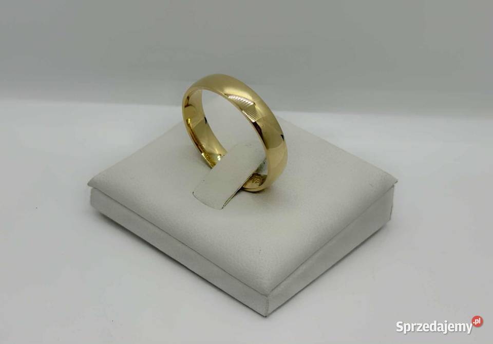 Złota obrączka pr585 593g R28 GRAWER sprzedam