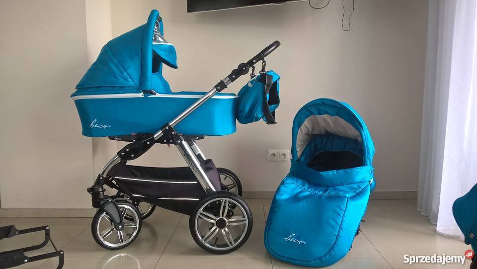 wozek bexa bx4 hrom 3w1 z wyposazeniem stan dolnośląskie Lubin