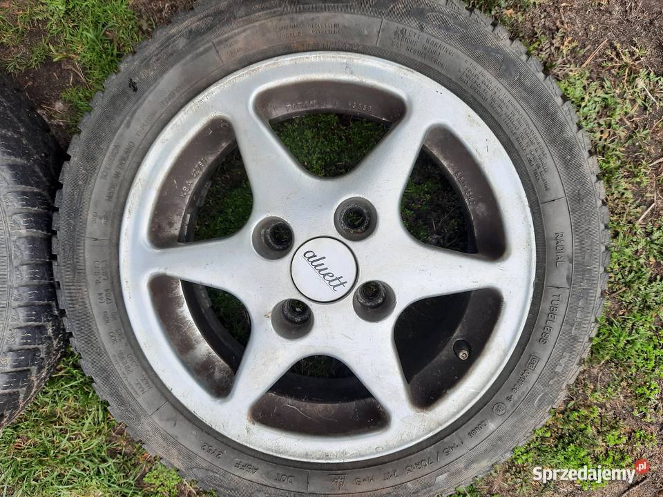 Felgi aluminiowe Aluett 4x100 13 opony zimowe Przyborów
