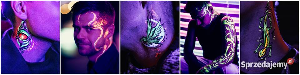 Malowanie twarzy i ciała UV charakteryzacje Warszawa