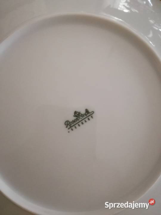 Rosenthal Piękne biało złote talerzyki vintage Ceramika i szkło Jastrzębie-Zdrój