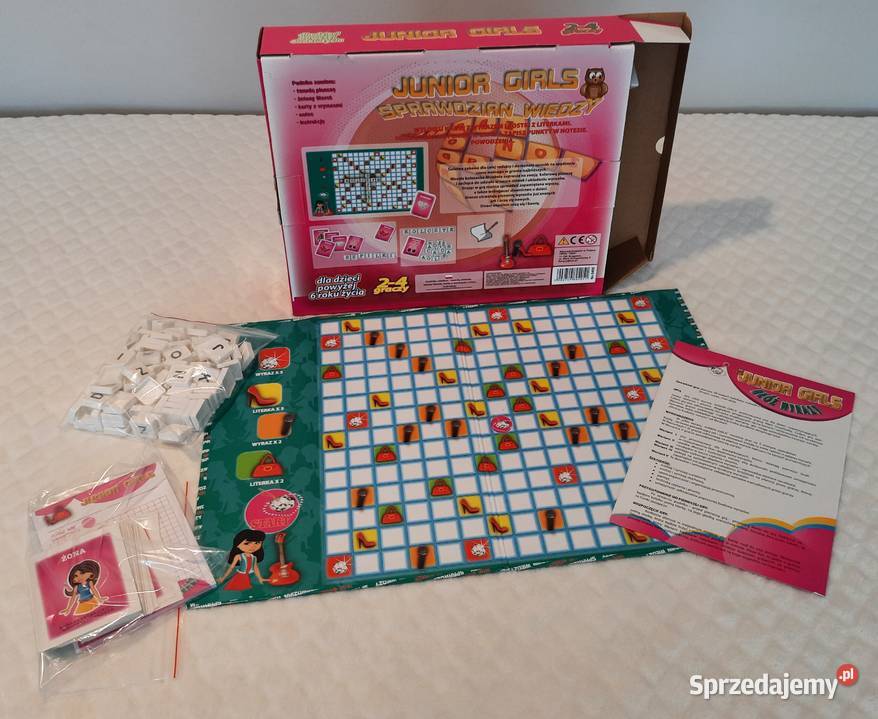 Gra edukacyjna ułóż wyrazy Junior Girls FAN śląskie Czeladź
