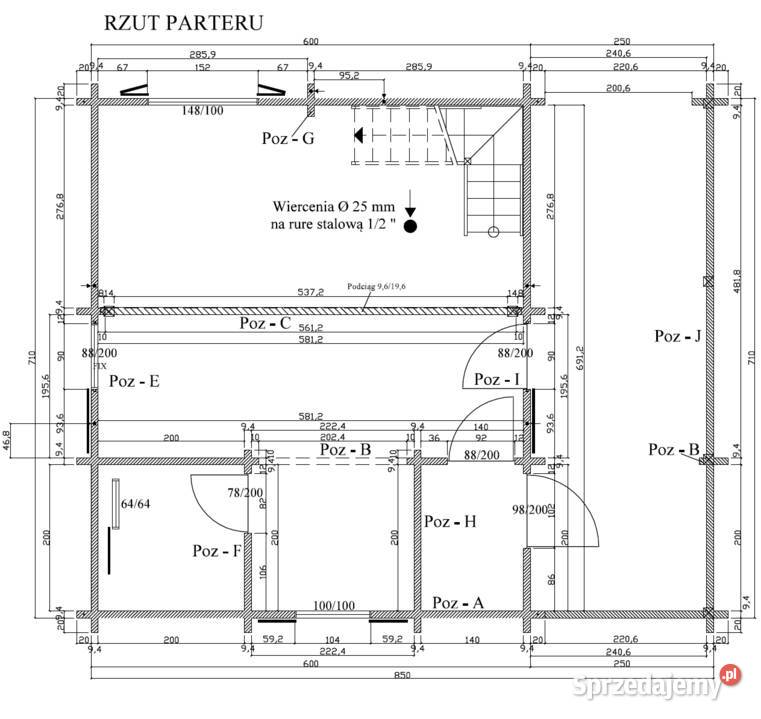 Dom drewniany z balika Gracja Deluxe 80m2 Nowe Miasto nad Pilicą
