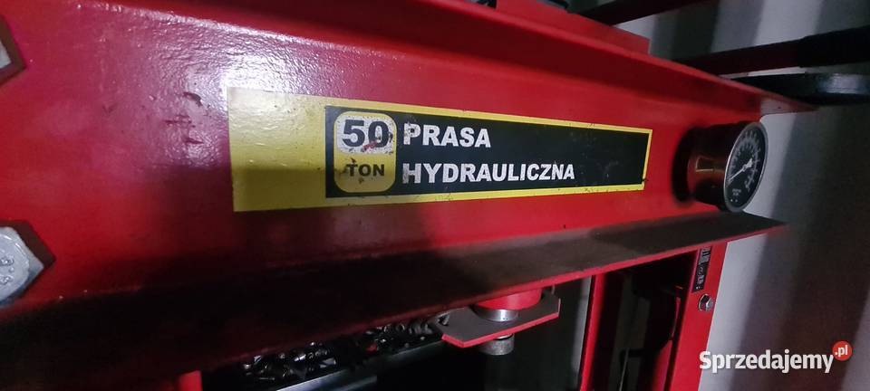Prasa hydrauliczno pneumatyczna 50T Nasutów
