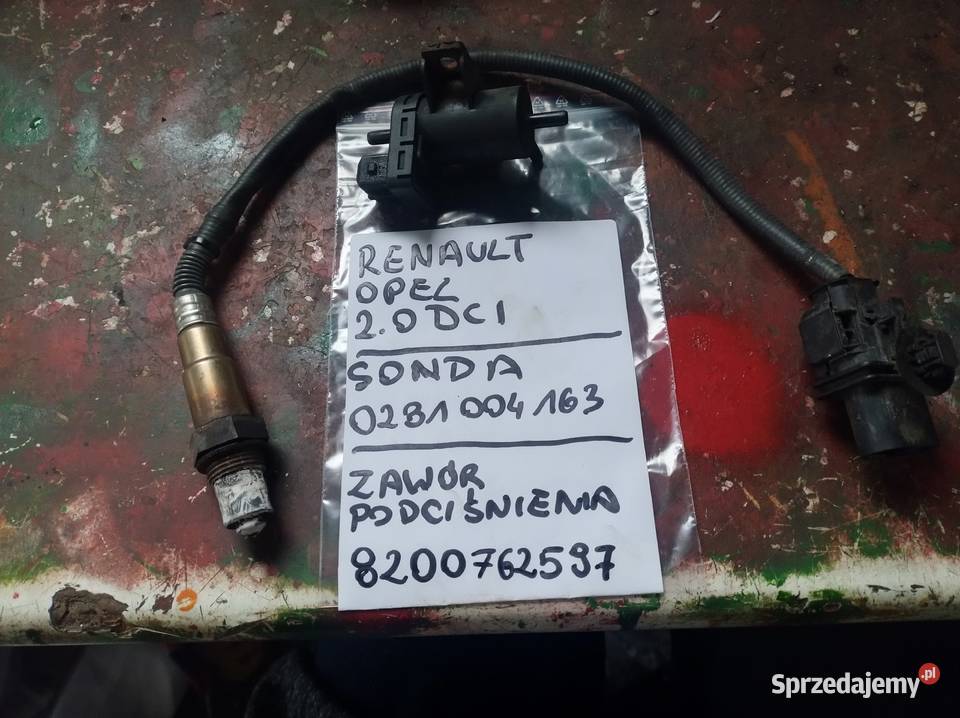 OPEL RENAULT 20DCI sonda lambda 0281004163 Układ elektryczny, zapłon świętokrzyskie Kielce
