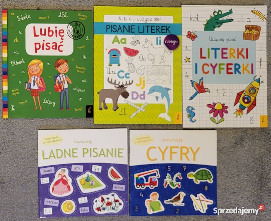 Lubię pisać Pisanie literek Uczę się pisać Ząbki