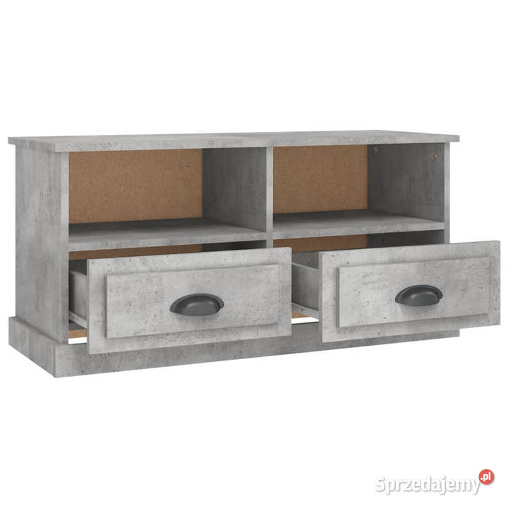 Szafka pod TV szarość betonu 93x355x45 WM816468 RTV Warszawa