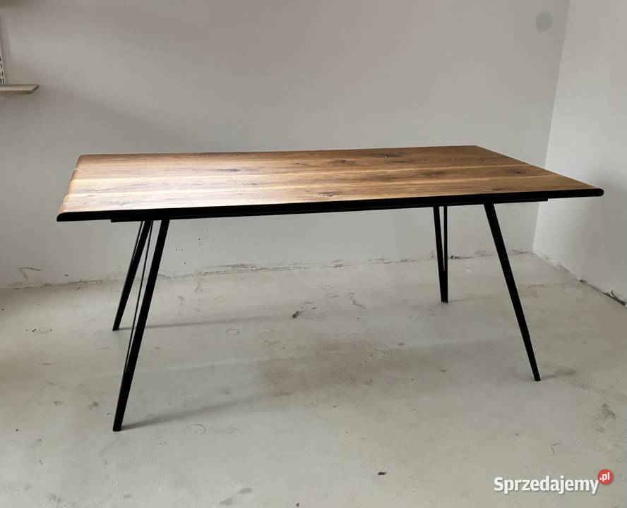 Stół z litego drewna dębowego loft industrial sprzedam