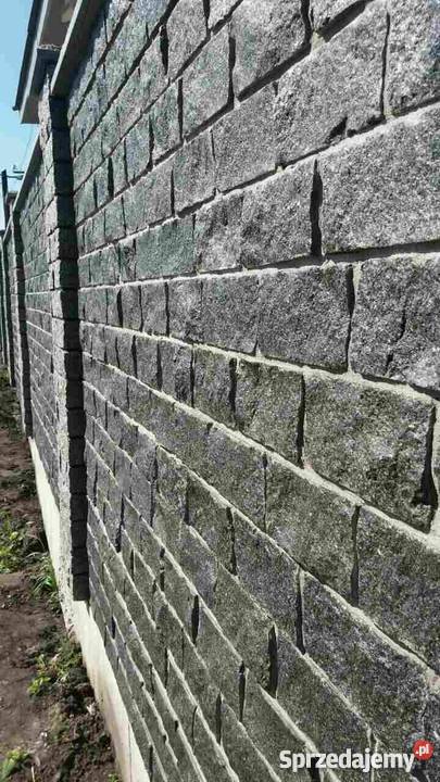 Kostka Granitowa ciętołupana rzędówka 20x10x5 Marki