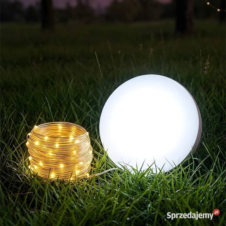 Lampka Solarna Corda 9000K 8m 3000K IP44 śląskie Starokrzepice