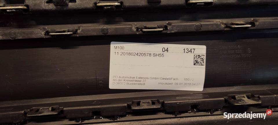 VW TIGUAN II ZDERZAK TYŁ 2018 R7H 5NA807421