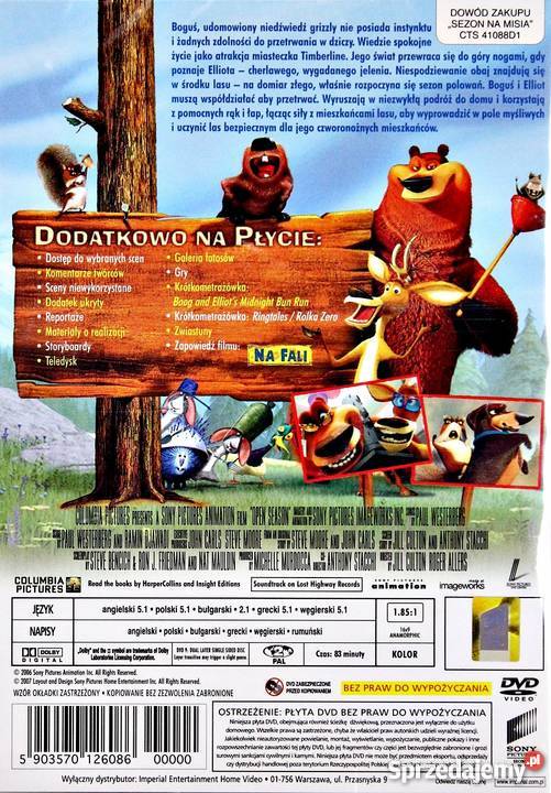 SEZON NA MISIA 1234 KOMPLETNA SERIA 4 DVD