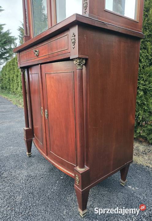 Witryna mahoniowa XIX w 9300 zachodniopomorskie Szczecin sprzedam