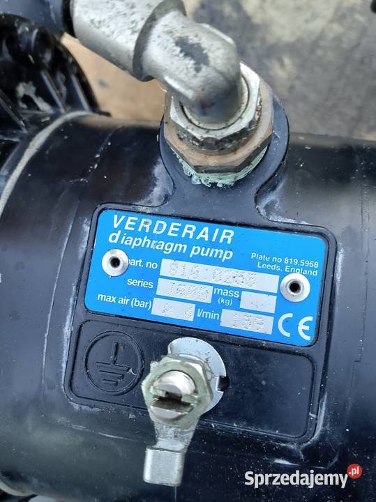 Pompa membranowa Pneumatyczna chemiodporna Nowy Tomyśl