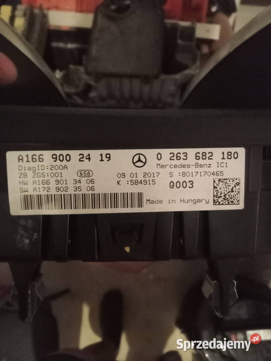 Mercedes w166 licznik UK AMG A1669002419 wyposażenie elektryczne