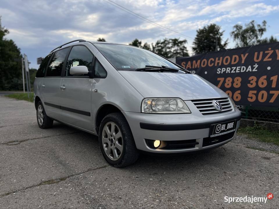 Volkswagen Sharan 7 osobowy diesel grzane fotele VAT marża śląskie