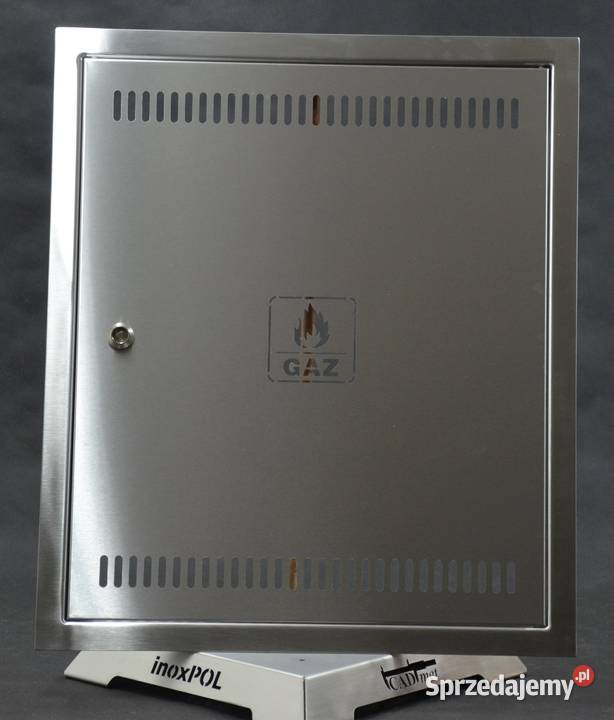 Drzwiczki rewizyjne gazowe 450x600 INOX
