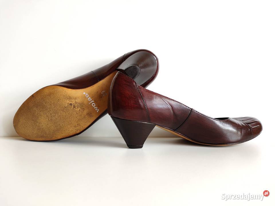 7261 WOJAS ładne brązowe skóra 39 brązowy/beżowy Kędzierzyn-Koźle sprzedam