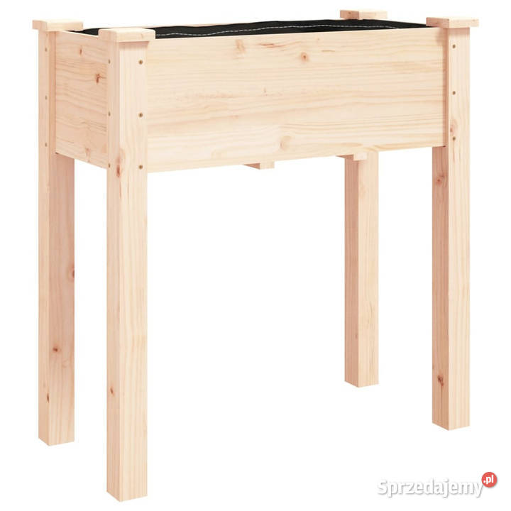 Kwietnik z wyściółką 71x37x76 lite drewno Warszawa