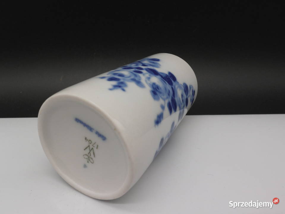 Porcelanowy Wazon Wallendorf Echt Kobalt Raszków