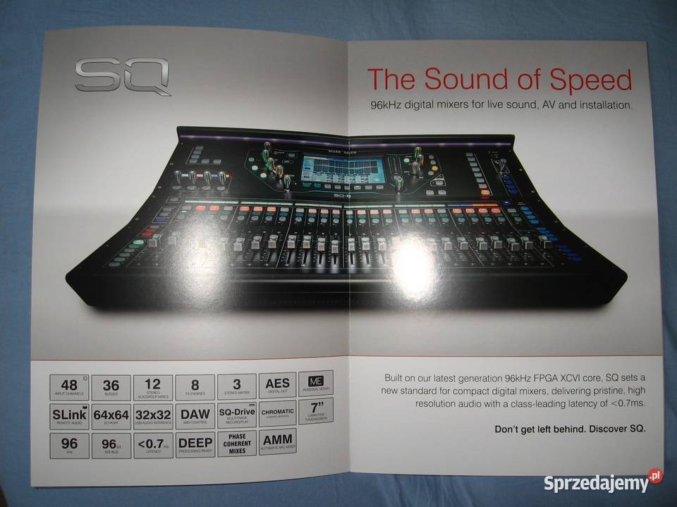 Allen Heath SQ brochure broszura informacyjna pomorskie Kępice