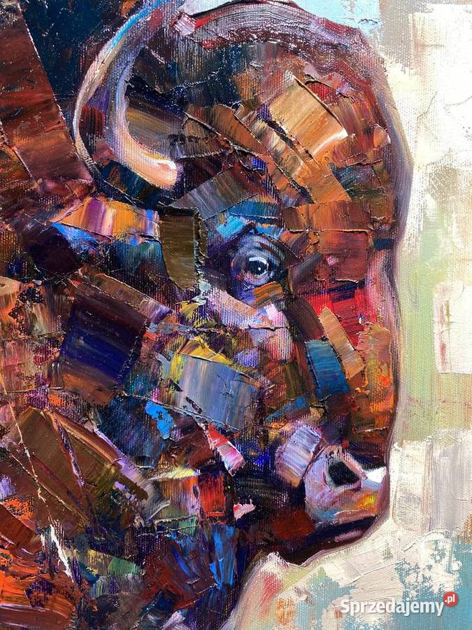 Pitsko Giennadij Żubr 100x80 obraz olejny Rumia