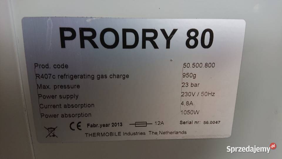 Osuszacz powietrza Thermobile PRODRY 80 Kraków