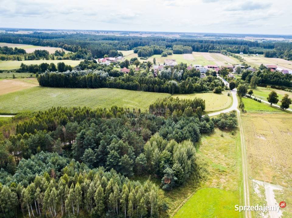 działka pod turystykę jeziorem asfalt Makosieje