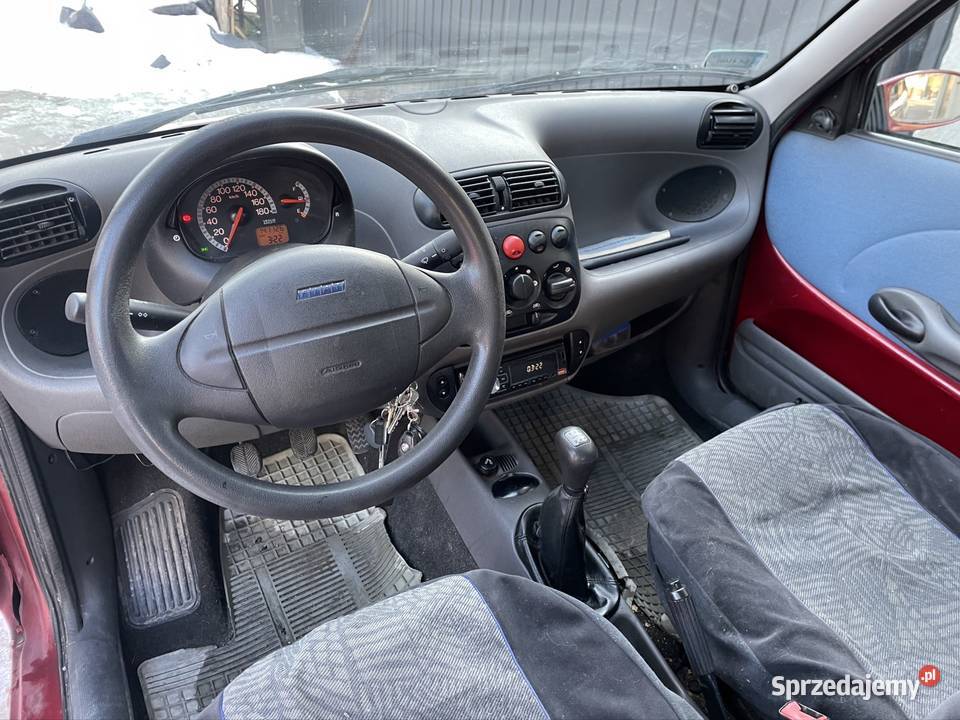 Fiat Seicento 11 mpi 55 Wspomaganie Elektryczne nieuszkodzony Będzin