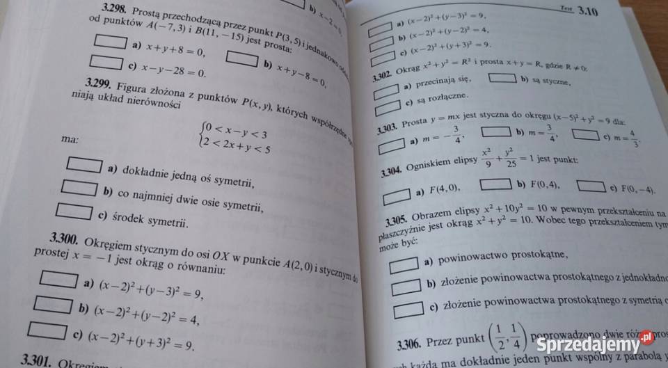 Zadania i testy z matematyki uczniów szkół