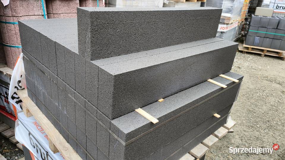 Palisada obrzeże krawężnik 89 palisady betonowe małopolskie Myślenice