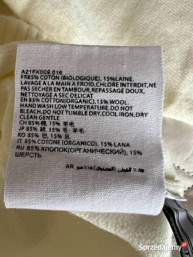 Golf biały rozmiar M wełna golf Kalisz