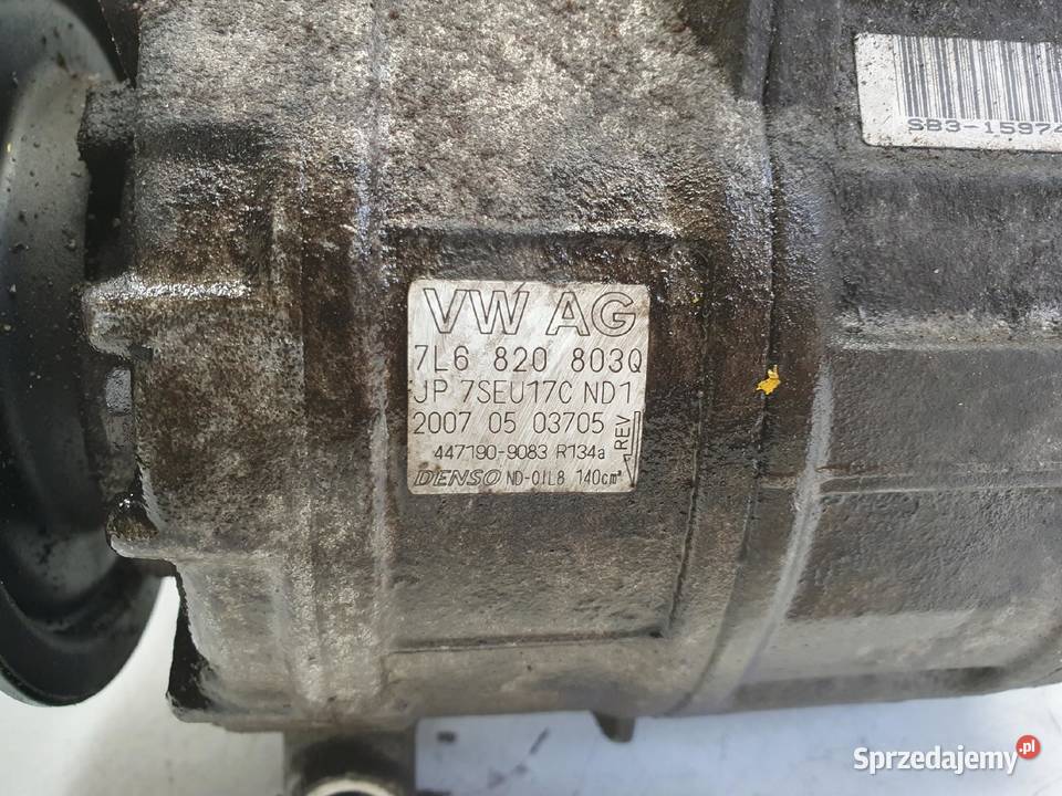 SPRĘŻARKA KLIMATYZACJI Audi Q7 4L 30 TDI lubelskie Chełm