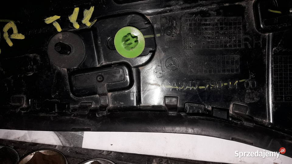 Listwa spoiler klapy tył B klasa Lubin