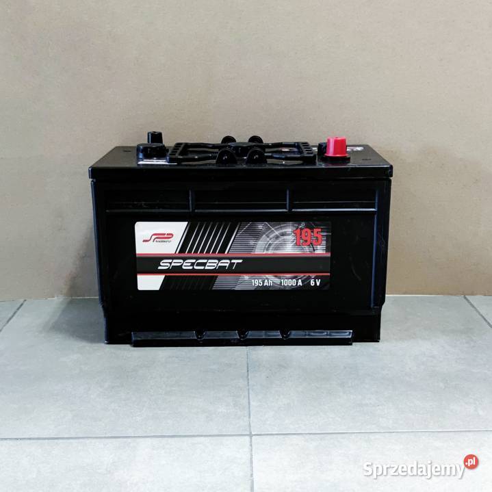 NOWY AKUMULATOR SPECBAT AGRO 6V 195Ah 1000A EN Łomża
