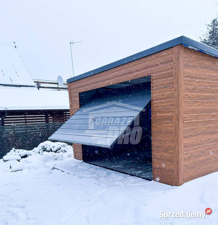 Garaż Blaszany 4x6 Brama uchylna drewnopodobny 24m2 lubelskie sprzedam