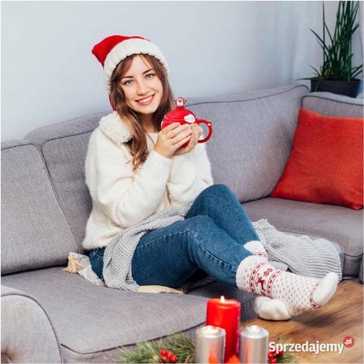 400 ml świąteczna filiżanka urocza osie kubek Myszyniec sprzedam