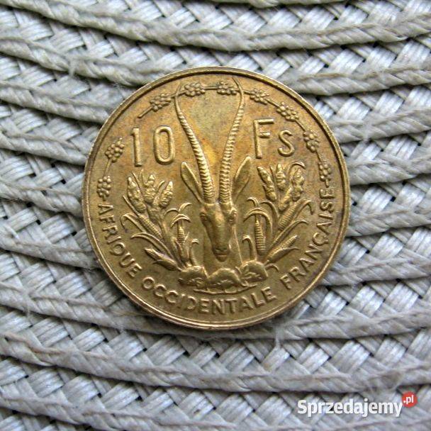 Francuska Afryka Zachodnia 10 Frank 1956r Kalisz