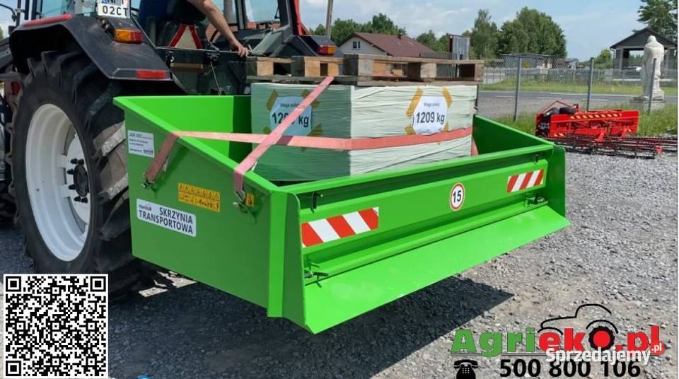 Skrzynia Transportowa Załadunkowa do ciągnika śląskie Katowice