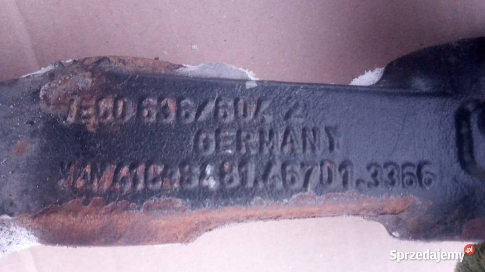 81467010366 Ramię zwrotnicy wąs MAN TGM Zawieszenie i układ kierowniczy Rzędowice sprzedam