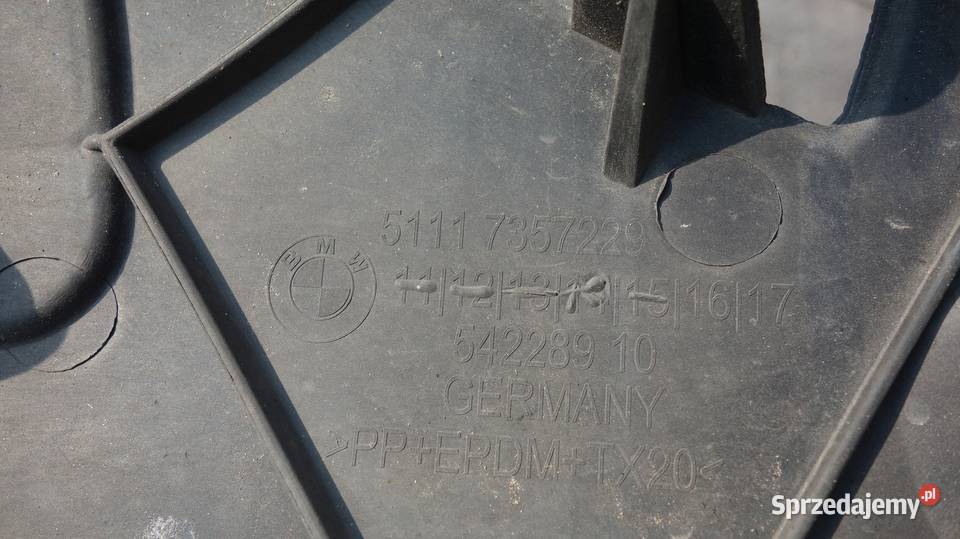 wzmocnienie zderzaka slizg lewy bmw 7 g11 g12 śląskie Ruda Śląska