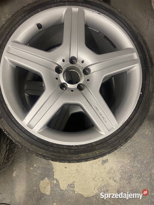 Felgi AMG Mercedes 19 z oponami letnimi lubelskie Łuszczów Pierwszy sprzedam