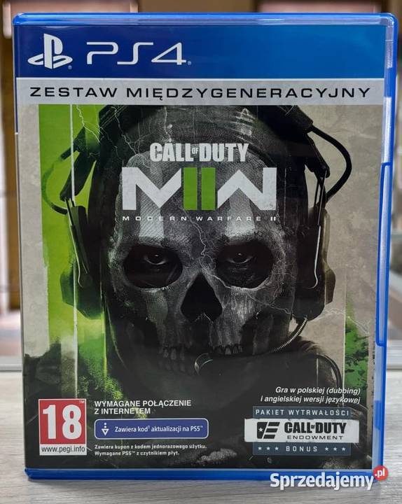 Gra 4 call of duty Modern warfare II Zestaw Elbląg