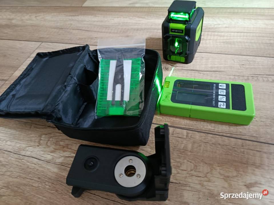 Poziomica laserowa Niwelator 360 huepar detektor Pionki