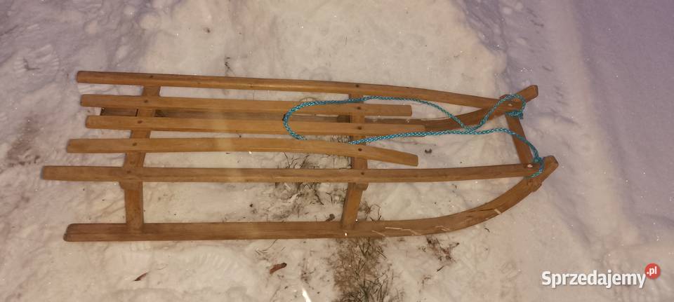 Sanki drewniane